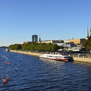 The Old Town and the Daugava river. Riga, Latvia