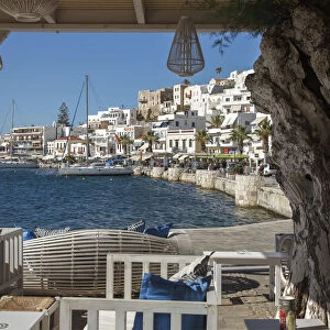 Old Town, Habour, Naxos, Cyclades Islands, Greece