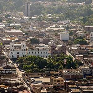 Old Town seen from La Cantera Hill, Piedecuesta, Santander Department, Colombia