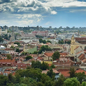 The Old Town, a Unesco World Heritage Site. Vilnius, Lithuania