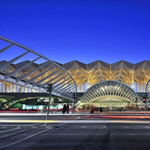 Orient Station, designed by the architect Santiago Calatrava. Lisbon, Portugal