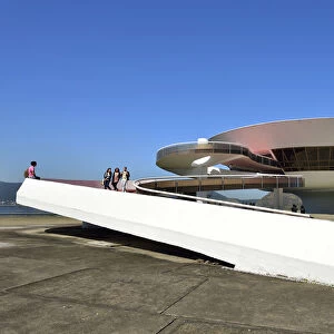 Oscar Niemeyers Contemporary Art Museum (MAC Niteroi), Niteroy, Rio de Janeiro