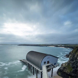 Padstow Lifeboat Station, Mother Iveys Bay, Cornwall, England, UK