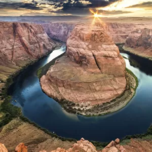 Page, Arizona, USA. The Horseshoe Bend, Colorado River, Grand Canyon