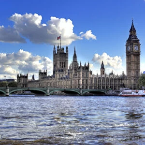 The Palace of Westminster and Big Ben (Houses of Parliament), London, England, UK