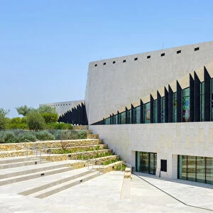 Palestine, West Bank, Ramallah, Birzeit. The Palestinian Museum designed by architects