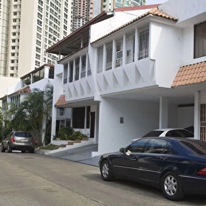 Panama, Panama City, Upmarket Houses at Punta Pacificia