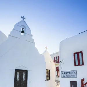 Paraportiani Orthodox Church, Mykonos Town, Mykonos, Cyclade Islands, Greece