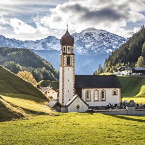 Parish Church of St. Anthony in Niederthai in the Oetz valley, Tyrol, Austria