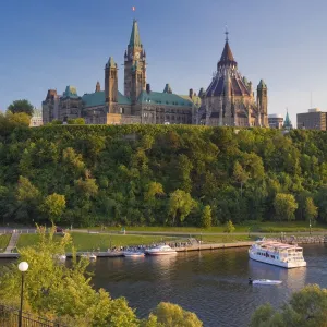 Parliament Hill and Ottawa River