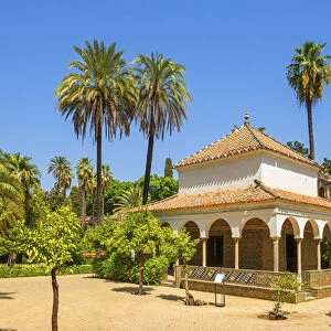Pavilion of Carlos V, Gardens of the Real Alcazar, UNESCO World Heritage Site, Sevilla
