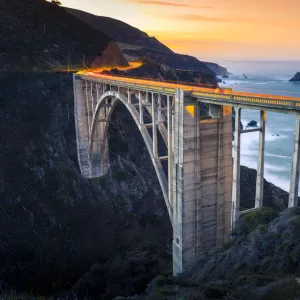 Paxific coast Highway in Monterey southern region, Northern California, USA