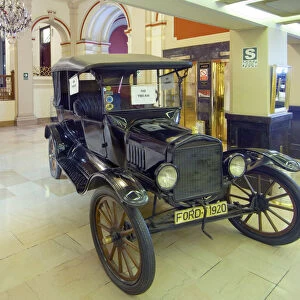 Peru, Lima, Gran Hotel Bolivar, Ford Model T, Lobby
