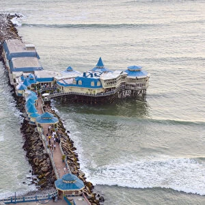 Peru, Lima, La Rosa Nautica Restaurant And Pier, Pacific Ocean, Miraflores District