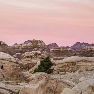 Petra Caves at dawn, Ma an Governorate, Jordan