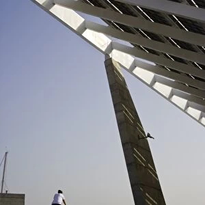 Photovoltaic pergola 3700 m2, Forum zone, Barcelona, Spain