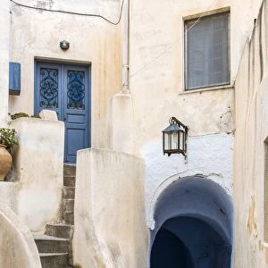 Picturesque corner of Pyrgos, Santorini, South Aegean, Greece
