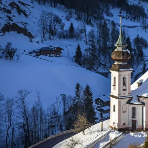Pilgrimage Church of Maria Gern near Berchtesgaden, Upper Bavaria, Bavaria, Germany