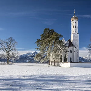 Pilgrimage Church of St. Coloman, Schwangau, Allgaeu, Bavaria, Germany