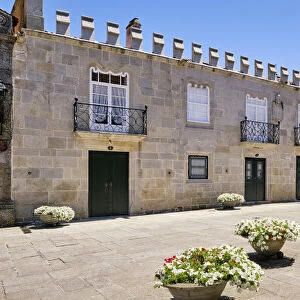 Pitass House from the 17th century, in a late manueline style. Caminha, Minho