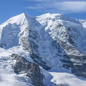 Piz Palu, Bernina mountain range, Upper Engadin, Grisons (Graubunden), Switzerland