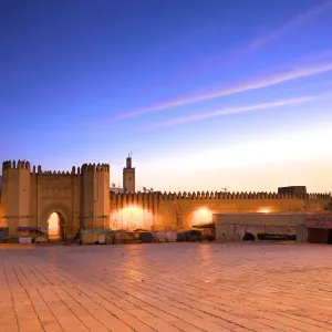 Place Bou Jeloud Print, Fez, Morocco