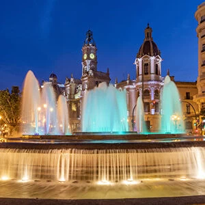 Plaza del Ayuntamiento square, Valencia, Comunidad Valenciana, Spain