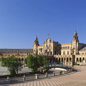 Plaza de Espana, Seville, Andalucia, Spain