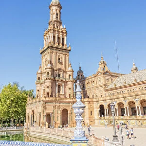 Plaza Espana, Seville, Andalusia, Spain