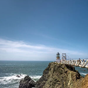 Point Bonita Lighthouse, Marin County, California, USA