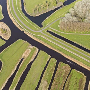 Polder or re-claimed lands, North Holland, Netherlands