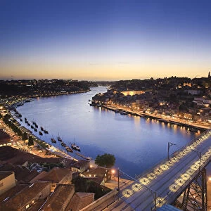 Ponte D. Luis I and Douro river, Porto (UNESCO World Heritage), Portugal