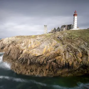 Ponte Saint Mathieu, Brittany, France. Cliffs