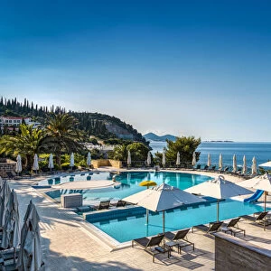 Pool, Hotel Radisson Blue, Dubrovnik, Dalmatia, Croatia