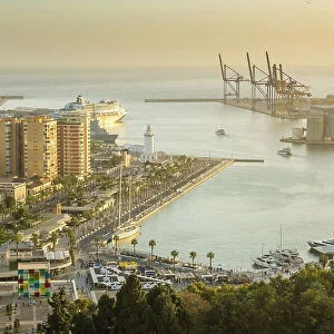 Port of Malaga City, Andalusia, Spain