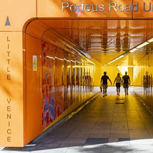Porteus Road Underpass, Little venice, London, England, UK