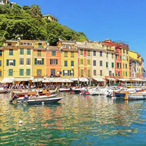 Portofino seafront, Portofino, Liguria, Italy