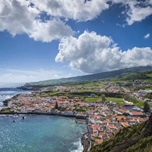 Portugal, Azores, Faial Island, Horta, the old harbor of Porto Pim