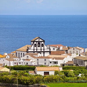 Portugal, Azores, Graciosa, Sao Mateus da Praia, Townscape of Praia