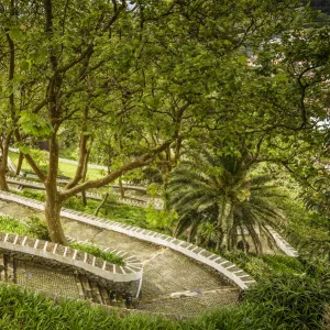 Portugal, Azores, Terceira Island, Angra do Heroismo, Jardim Publico, public garden