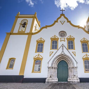 Portugal, Azores, Terceira Island, Praia da Vitoria, Igreja Matriz church