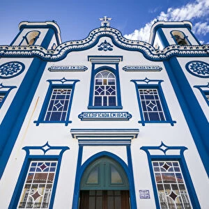 Portugal, Azores, Terceira Island, Praia da Vitoria, Igreja do Santo Cristo church