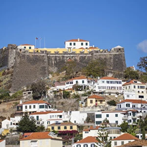 Portugal, Madeira, Funchal, View towards Sao Joao Fort