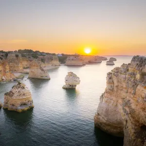 Praia de Marinha, Caramujeira, Lagos, Algarve, Portugal Praia de Marinha, Caramujeira, Lagos, Algarve, Portugal