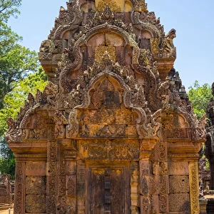 Prasat Banteay Srei temple ruins, UNESCO World Heritage Site, Siem Reap Province
