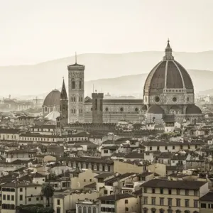 Print of the Cathedral of Florence in Tuscany, Italy Print of the Cathedral of Florence in Tuscany, Italy