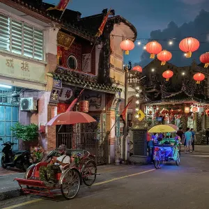 Print of Chinatown in George Town, Penang, Malaysia Print of Chinatown in George Town, Penang, Malaysia