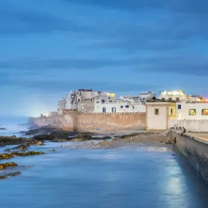 Print of Essaouira Medina at Dusk, Morocco