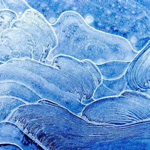 Print of Ice Patterns, Lake District Landscape Print of Ice Patterns, Lake District Landscape