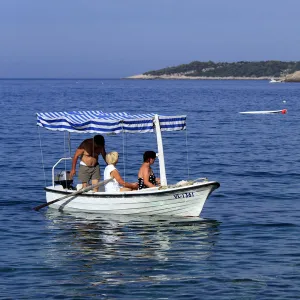 Prizba town, Island of Korcula, Dalmatian coast, Croatia